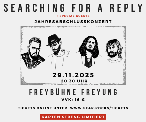 Online Ticket 29.11.25 @ Freybühne Freyung